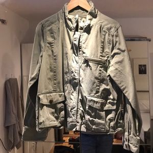 Gap olive green utility jacket